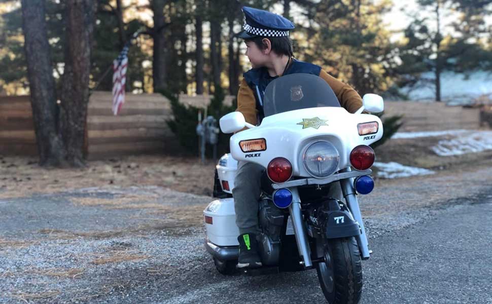 12V Police Toy Motorcycle